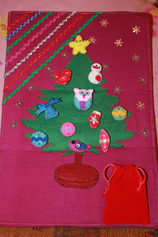 Новогоднее панно для дочки