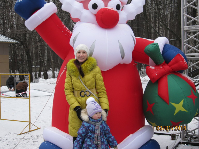 Новый год в Измайловском парке.