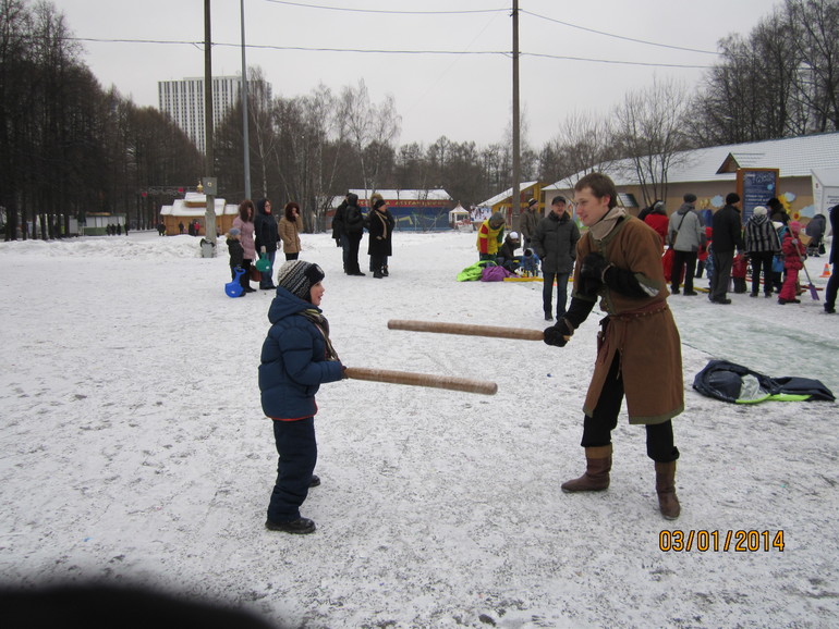 Новый год в Измайловском парке.