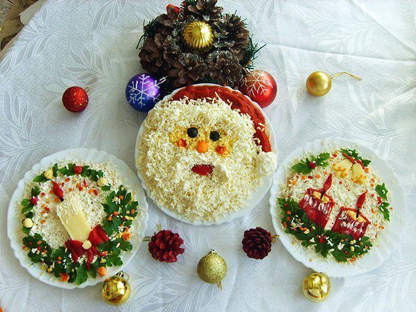 УКРАШАЕМ БЛЮДА К НОВОМУ ГОДУ!