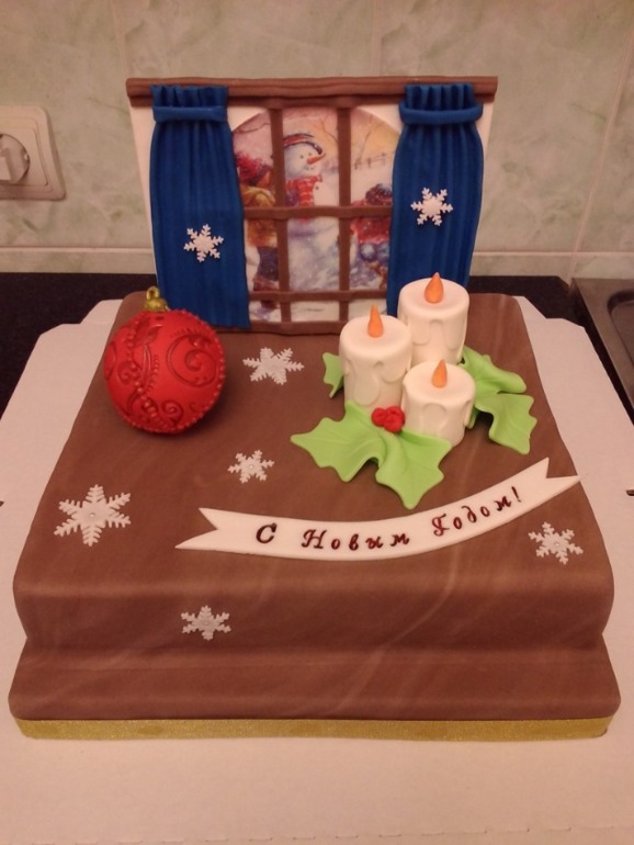 Новогодний торт