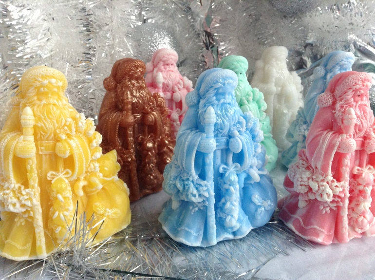 Дед Мороз. Сувенирное мыло