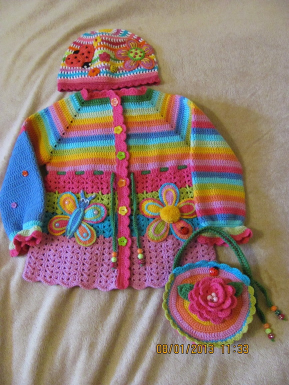 Комплект " Радуга " по мотивам Вендулы М.