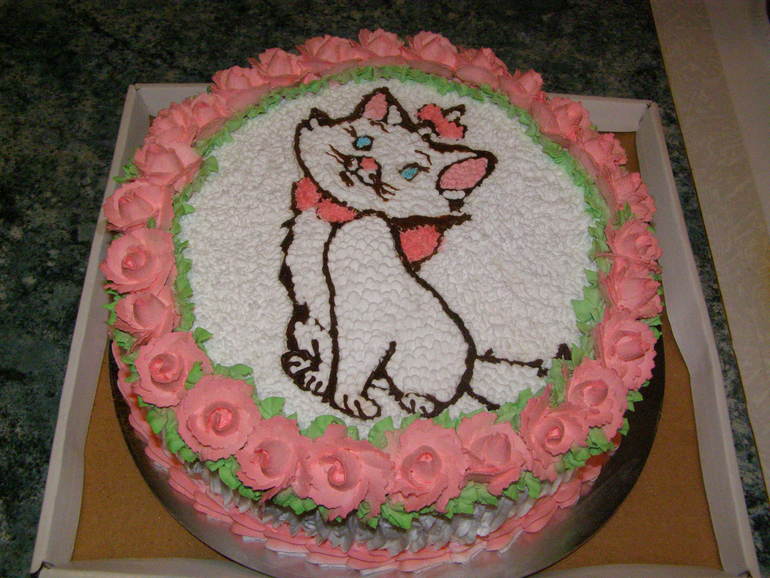 Торт "Котик" .