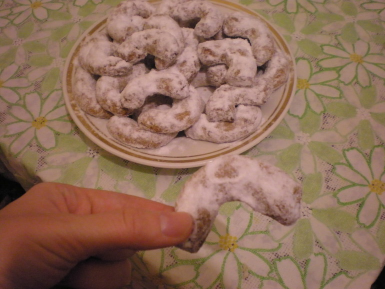 печеньки "коричные рогалики"