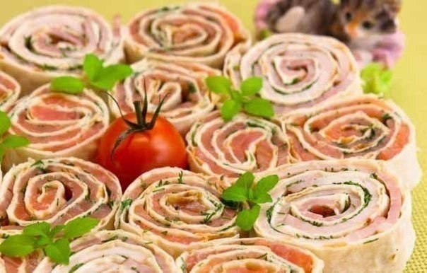 20 вкусненьких начинок для рулета из лаваша