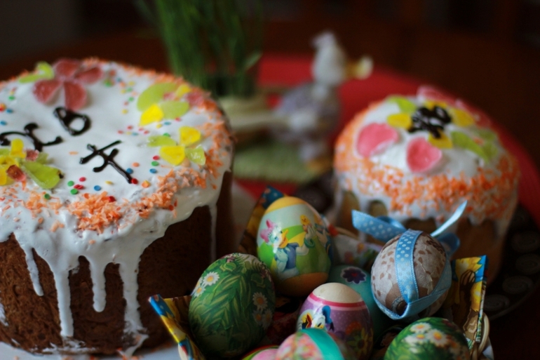 Вот и наши куличи.