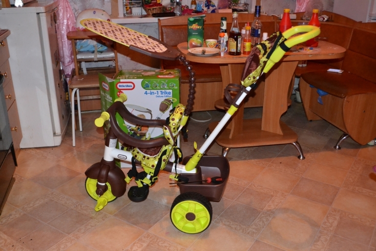 Велик! Пришёл! Фотоотчёт! Отзыв о Little Tikes 4 в 1.