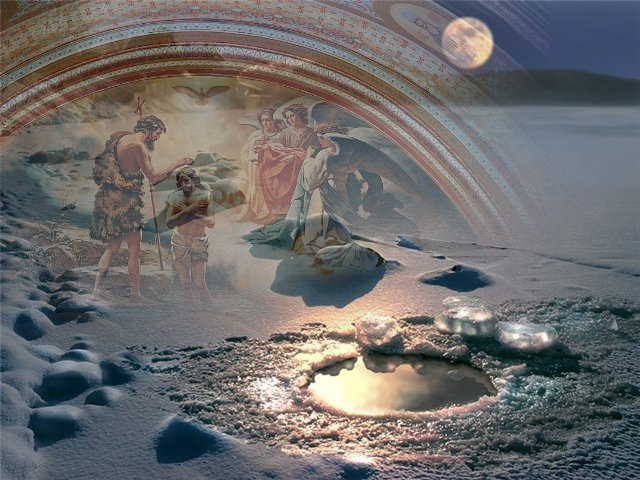 С Крещением, мои любимые девочки!!!:) Любите друг друга, и будьте милостивыми!!