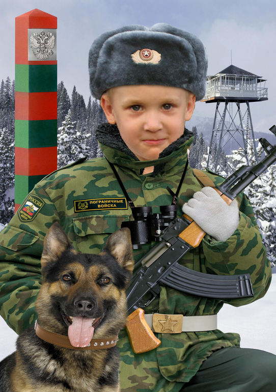 Для детского сада на 23 февраля.