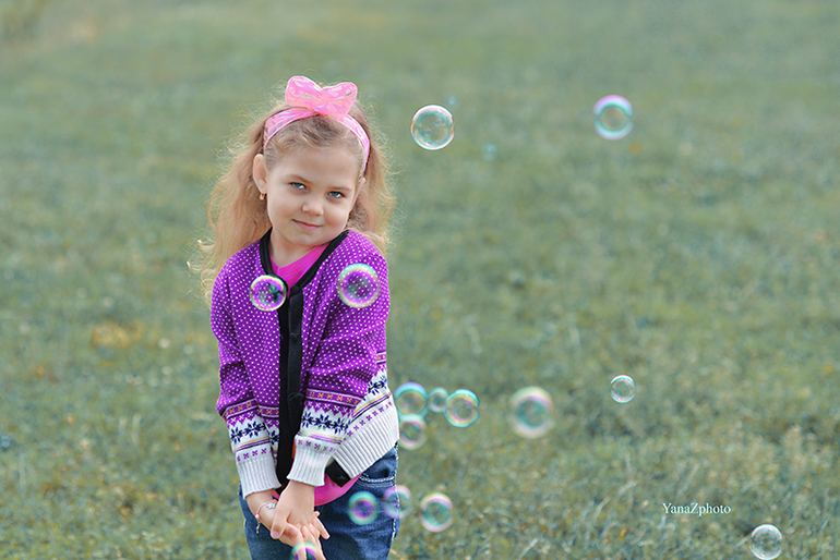 Погуляли сегодня, и чудом не попали под ливень...