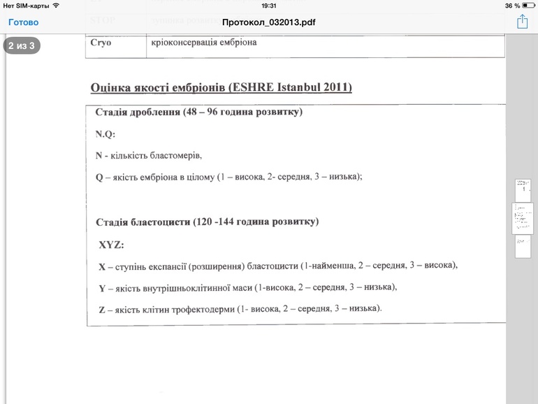 Девочки нужна ваша помощь!!!! Помогите рашифровать : качество эмбрионов и як