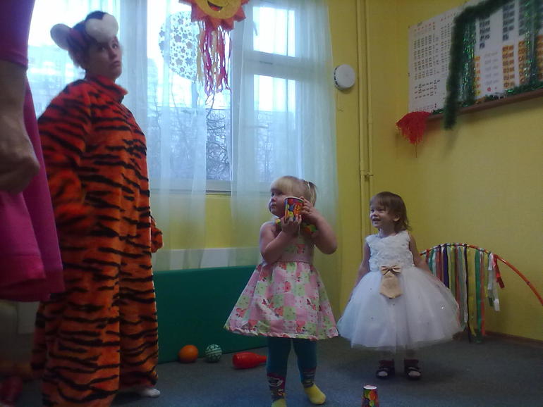 Наш новогодний утренник 23.12.13 в саду.