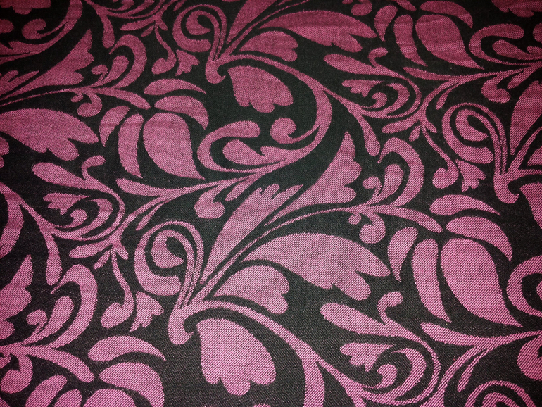 LennyLamb Twisted Leaves Purple & Black