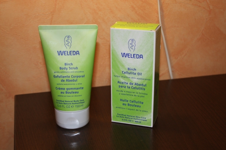 Weleda Birch: скраб для тела и антицеллюлитное масло