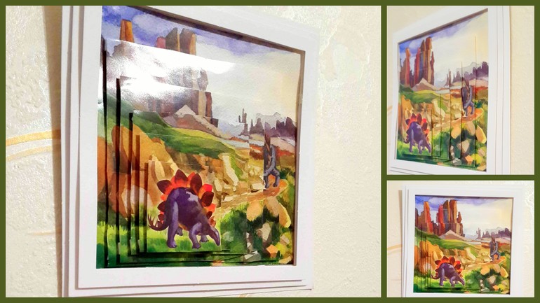 3D декупаж "Первые на Земле"