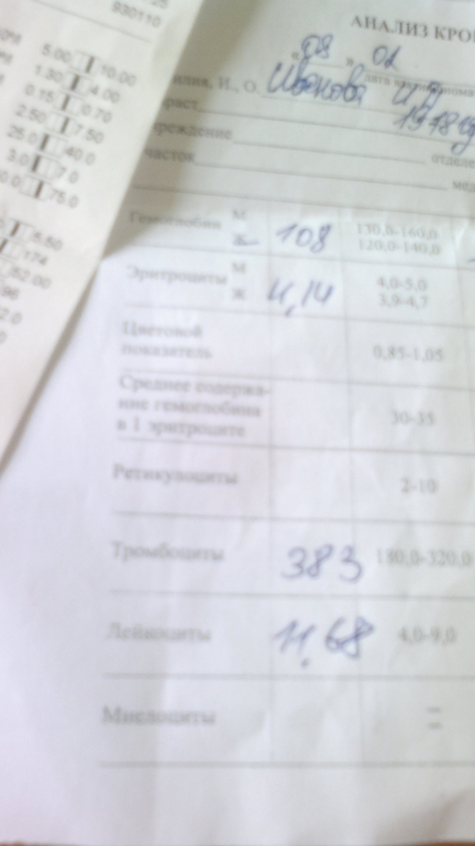 ОАК : бежать к врачу или все не так плохо?