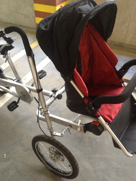 Вело-коляска трансформер для мамы и ребенка аналог Тага/Taga Bike Stroller