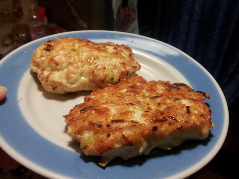 Рубленные куриные котлеты.