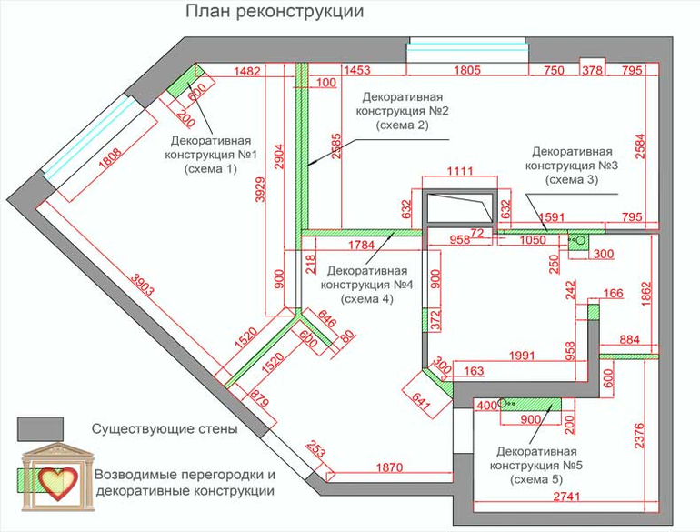 Дизайн однокомнатной квартиры в Сестрорецке