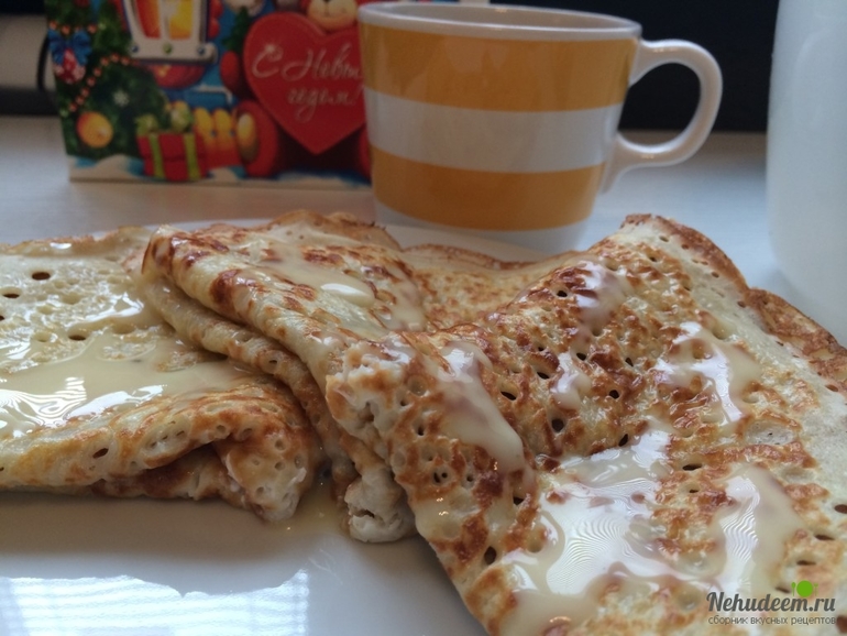 Кефирные блинчики