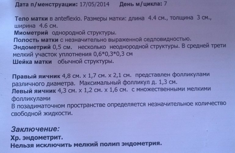 УЗИ на 7 д.ц. и диагностика АФС