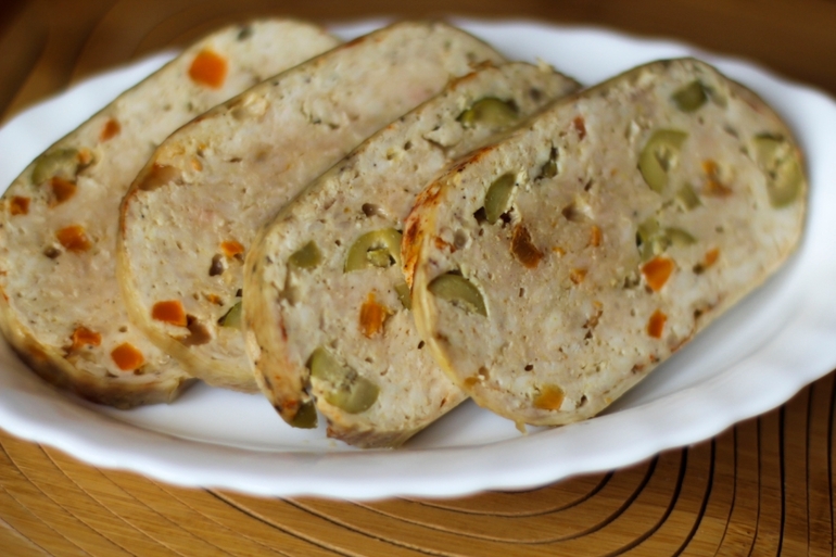Галантин из курицы.