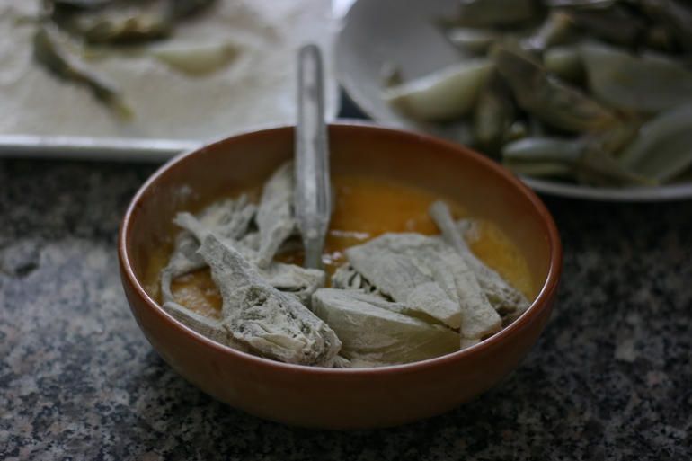 Артишоки и фенхель фри
