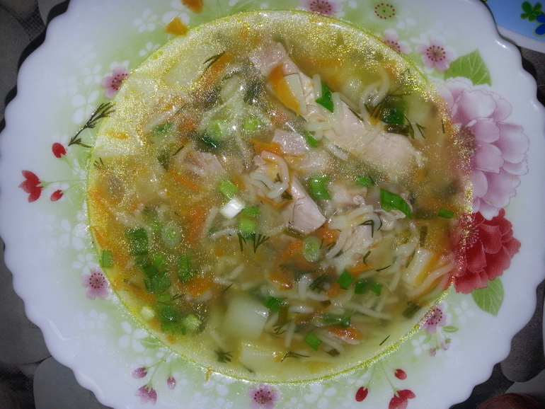Очень вкусный супчик из ИНДЕЙКИ