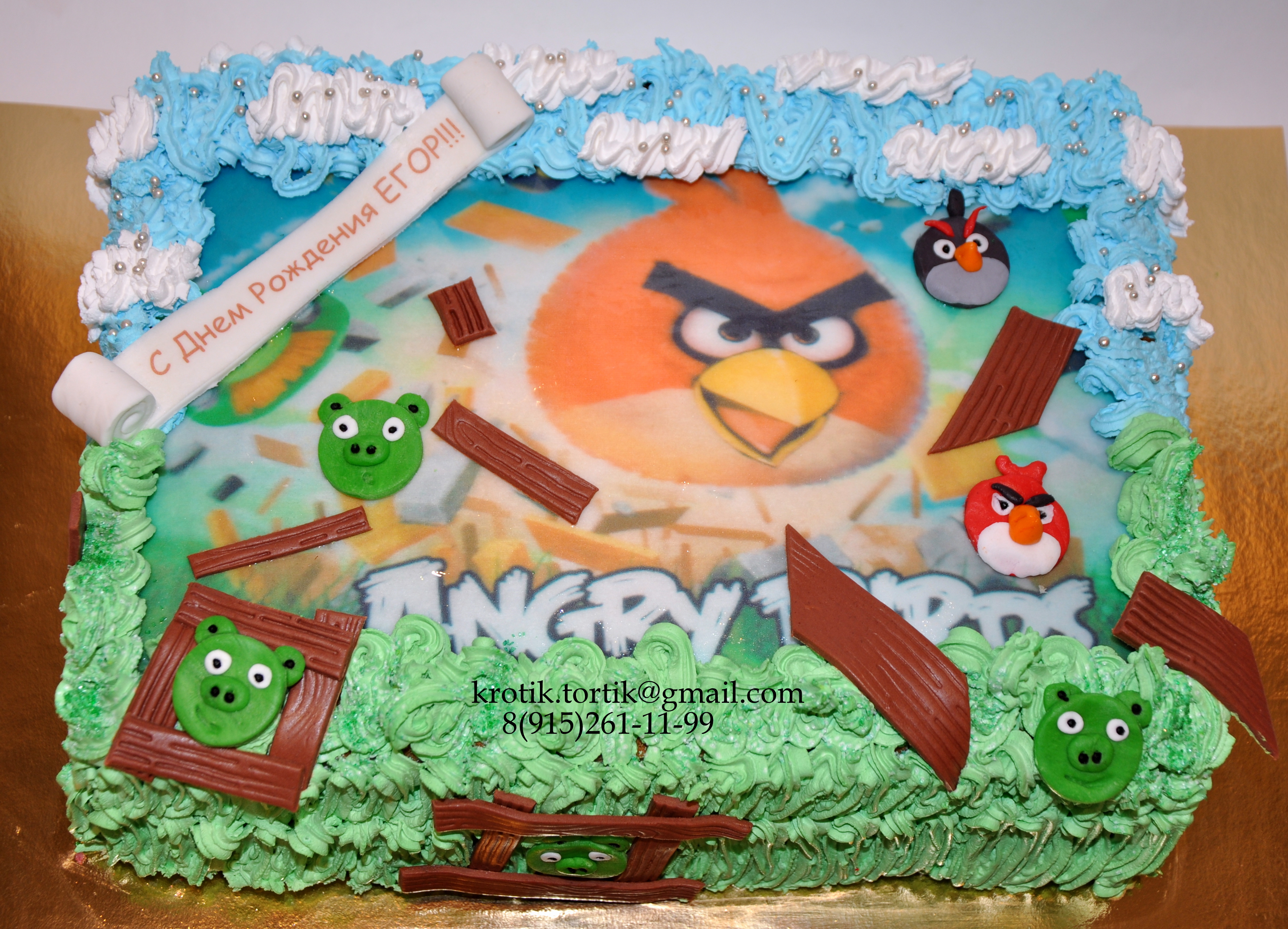 торт Angry Birds