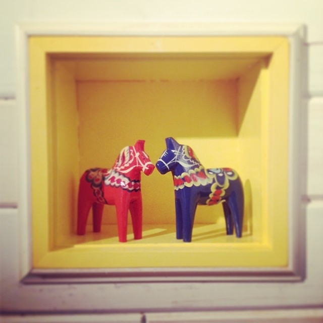 Про символ года. Скандинавская лошадка Dala Horse