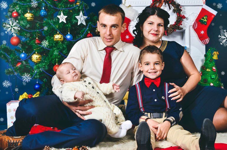 Наша Семейная Новогодняя Фотосессия