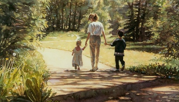 о Стиве Хэнксе. и картины с детьми