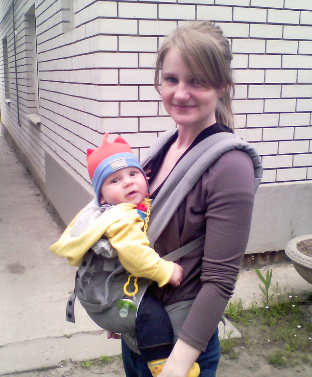 Эргорюкзак Ergobaby. Серый, со звездами. Мой отзыв.