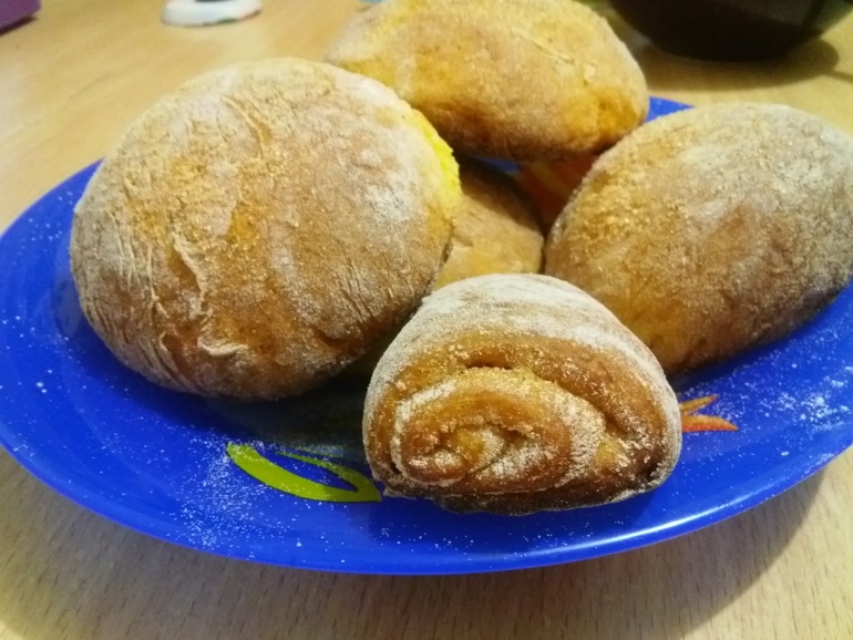 Булочки с тыквой