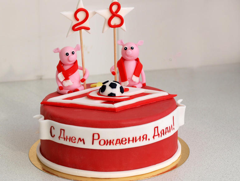 Торт для болельщика Спартака