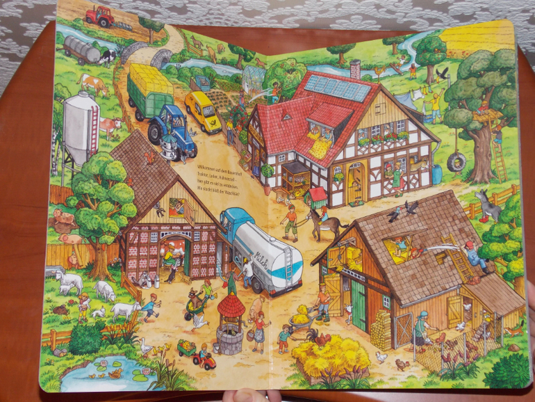 Развороты Mein liebstes Bauernhof Wimmelbuch by Caryad