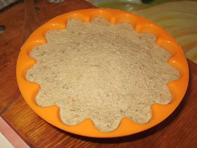 Паровое суфле из печени с овощами и зеленью.