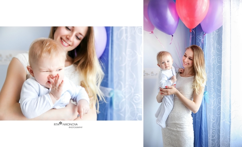 Ванечка с родителями