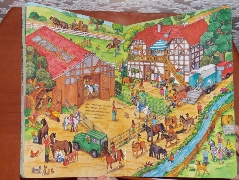 Развороты Mein liebstes Bauernhof Wimmelbuch by Caryad