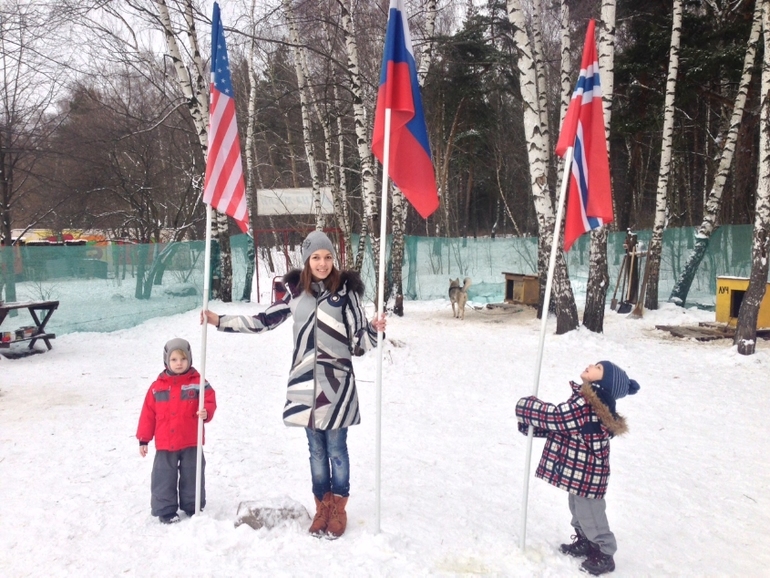 В гостях у хаски)