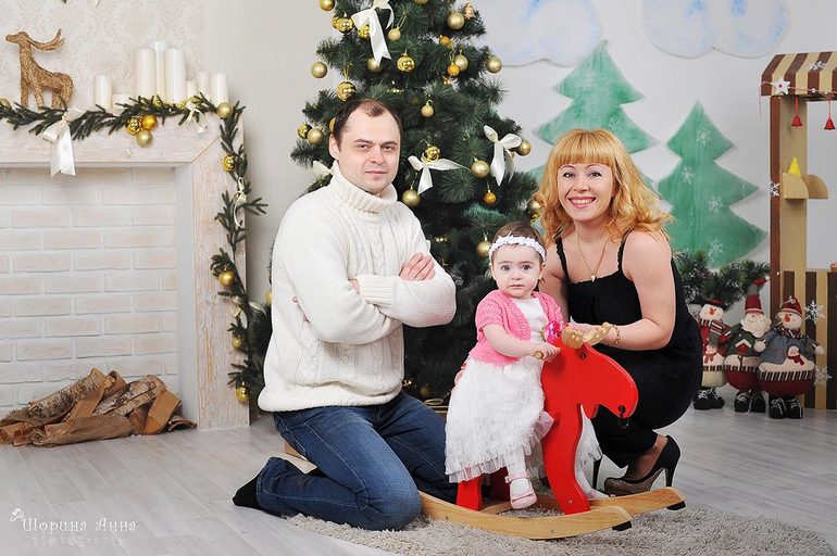 Малышка Вероника и ее семья