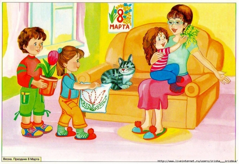 Тематические картинки для детей -Весна.