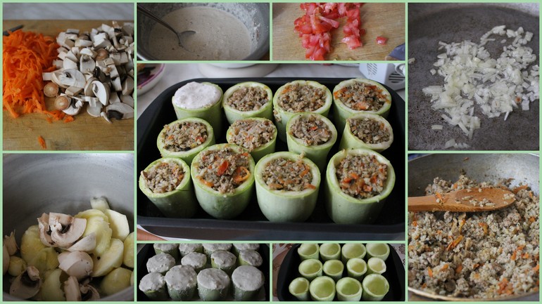Фаршированные кабачки