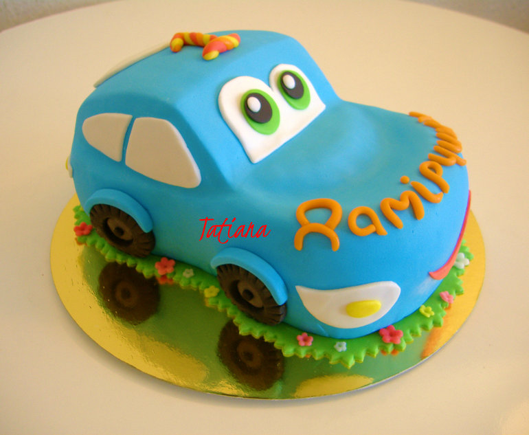 Торт - Mашинка на годик