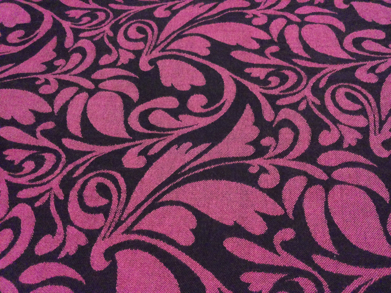 LennyLamb Twisted Leaves Purple & Black