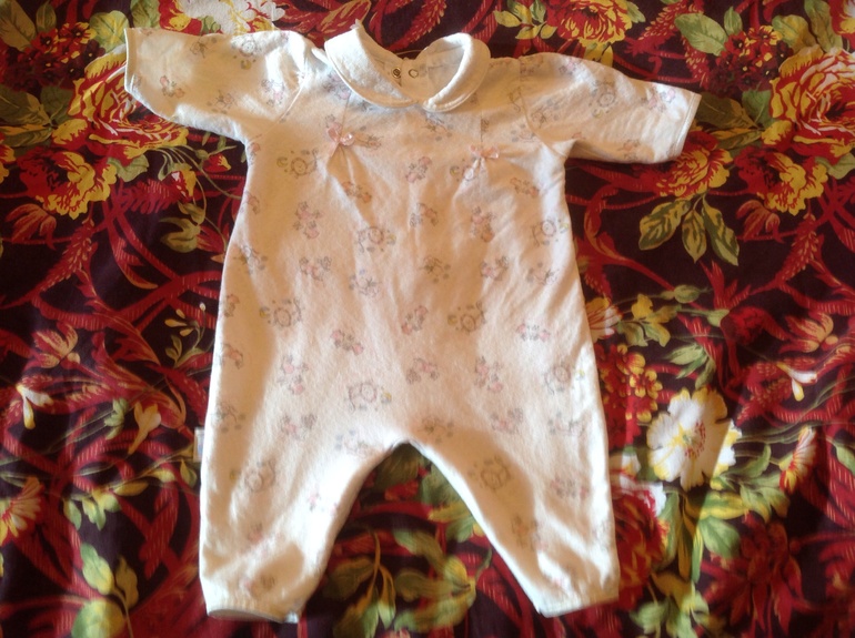 Нежный новый комбинезон слип mc Baby Испания 150 руб.