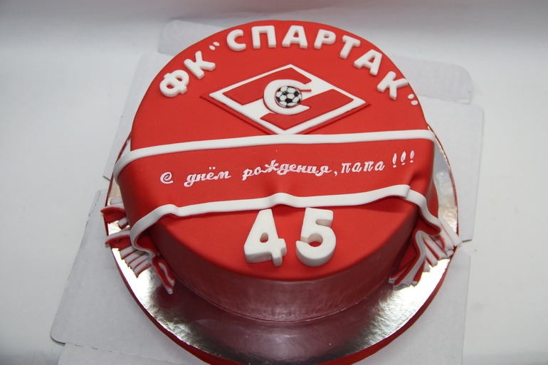 Торт для болельщика СПАРТАКА.