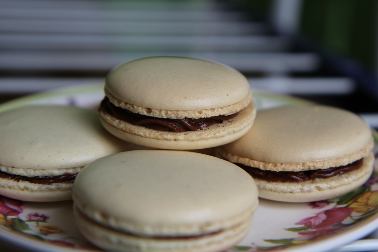 Ну и наконец, я решилась. Мои первые Macaron...