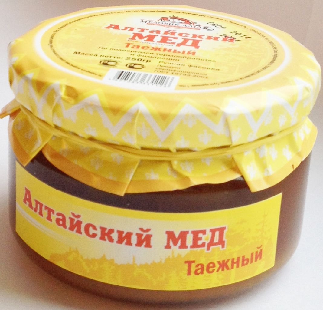 Алтайский мед Лесной 250 грамм